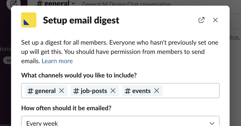 A Slack digest for all your members